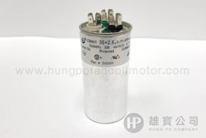 Dual Run Capacitors (Compressor + Fan, 3 Male Terminals)